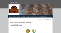 Desktop Screenshot of peacockfloors.net